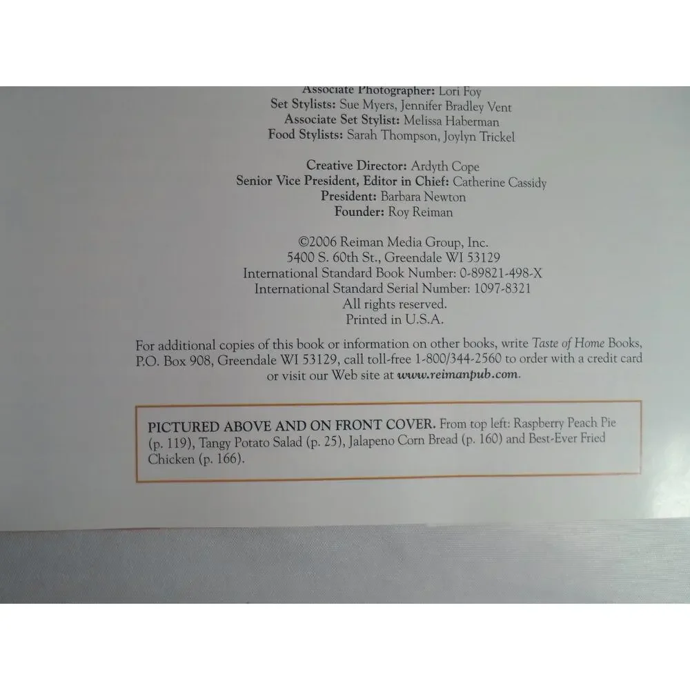 VTG Taste of Home, The Best of Country Cooking 2006 HC GrannyChic ComfortClassic